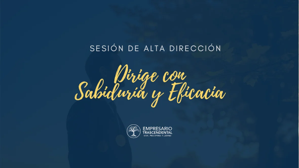 Portada: Dirige con sabiduría y eficacia